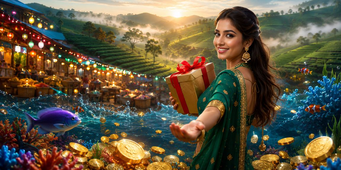 রংপুর চা বাগানে ফিশিং গেম খেলছেন একজন ব্যবহারকারী